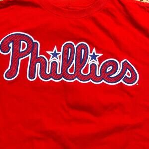 Philadelphia Youth Medium Phillies‎ Bryce Harper #3 Red Player Shirt